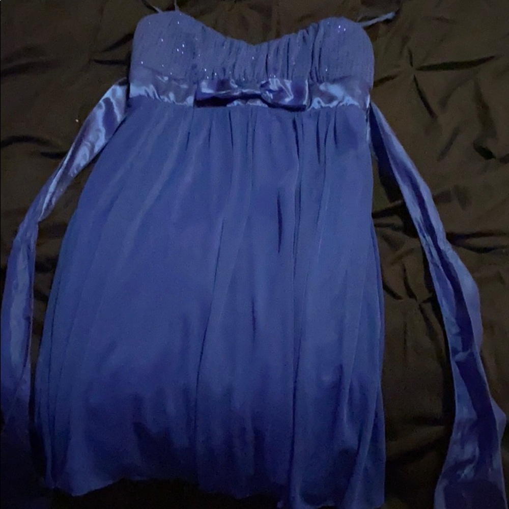 Blue ball dress